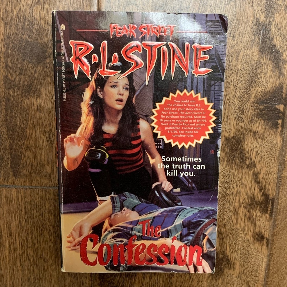 Vtg 1996 Fear Street The Confession #38 R.L. Stine Book Archway Paperback